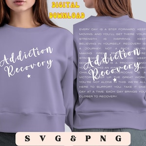 Genesungs-Shirt Sublimation, keine Schande in meinem Erholungsspiel SVG, Suchthilfe