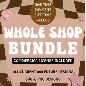 Komplettes Shop-Bundle Lifetime Access Print on Demand Digitaler Download Designs SVG Png Gesamter Shop Sublimationsdesigns Mega Bundle Png