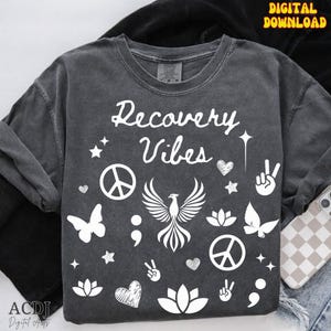 Genesungs-T-Shirt PNG Motivationszitat Png Sie sind wichtig Png Erholung Vibes Png Nüchternheit Droge frei Png Sauber und nüchtern Trendy Ästhetisches Shirt