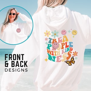 Trate as pessoas com gentileza PNG, Frase de moletom Png, Designs de sublimação, Designs de camisetas, Kind Png, Presente para ela, Download digital instantâneo