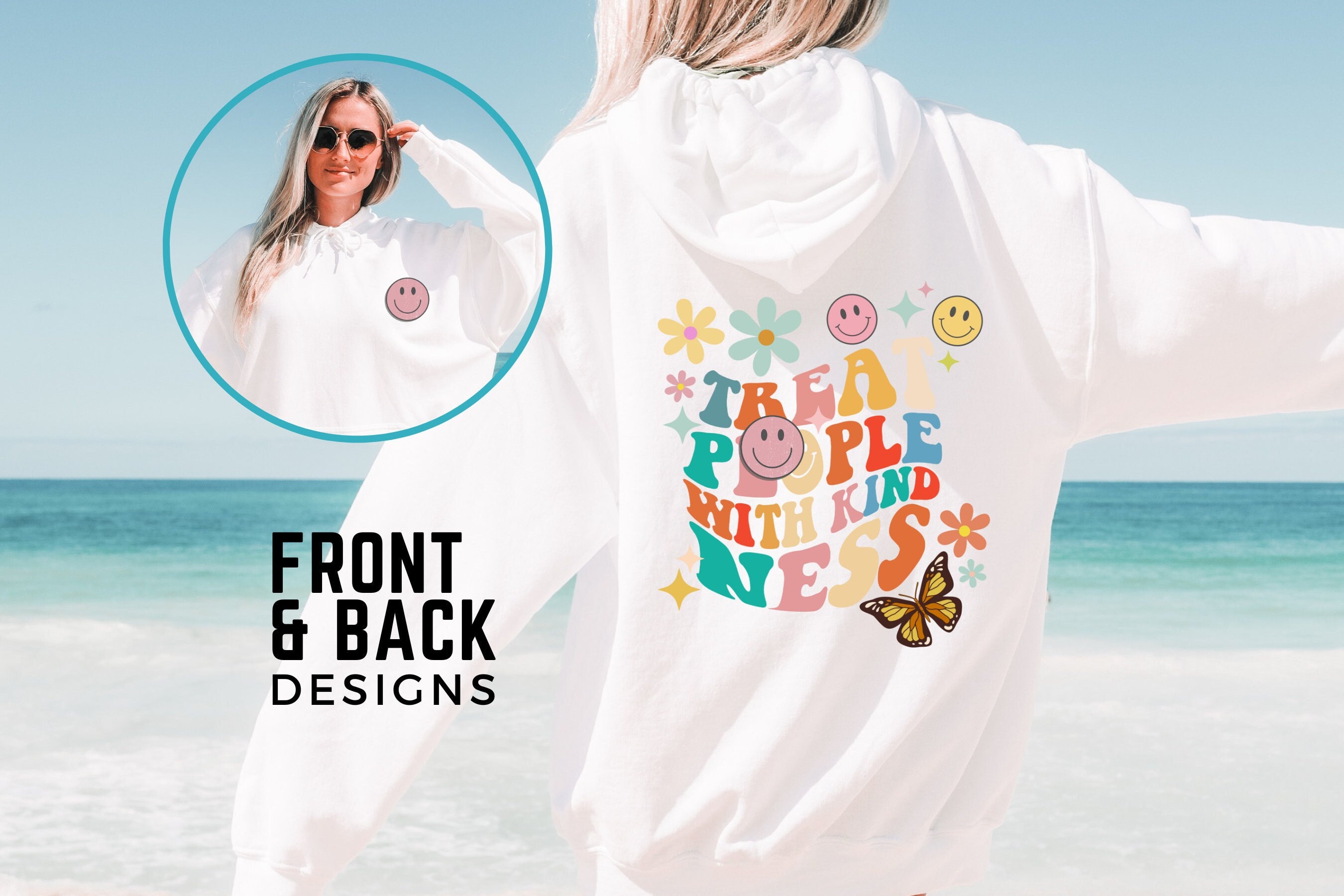 Treat People With Kindness Sweatshirt Etsy