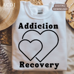 Nüchternheit svg WiederanlaufsSvg geistige Gesundheit svg Png alkoholische anonyme Sweatshirt svg nüchterner Becher Geschenk für ihn wir erholen T-Shirts Sucht