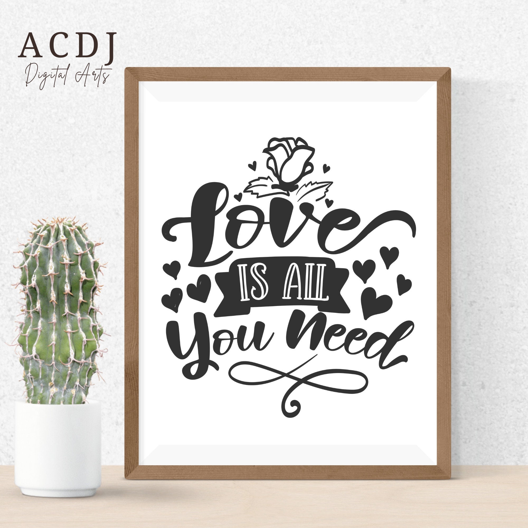Romantic Love Quote Bundle SVG PNG Instant Download Couple