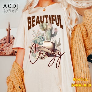 Mooie gekke bloemen cowboyhoed png sublimatie digitale download country songtekst zuidelijk meisje western vintage shirt beker mok ontwerp