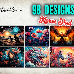 Mousepad Sublimation Designs Png Bundle, Mouse Pad Png, Instant Digital Download Mouse Pad, Mouse Pad Template Digital Mouse Pad Png