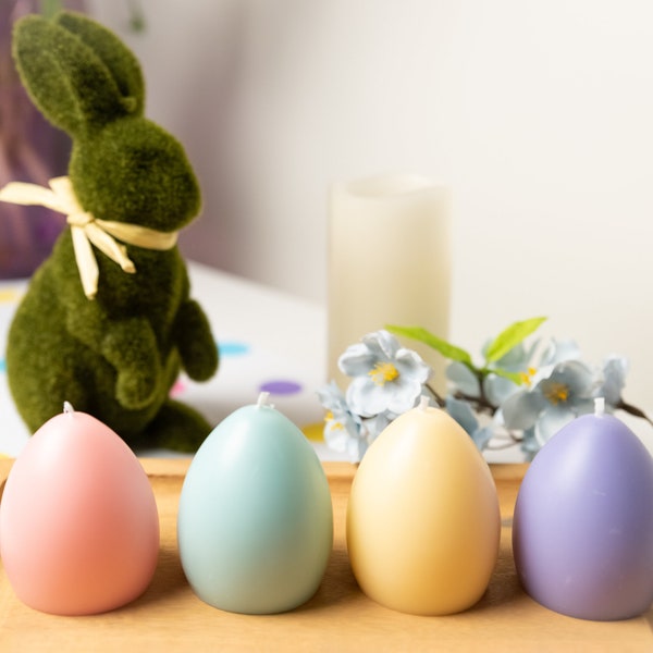 Easter Candles/Easter Egg Candles/ Pillar Candles/ Scented Candles/Set of 4