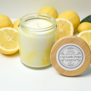 Limoncello Creme Soy Wax Candle/Citrus Scented Candle