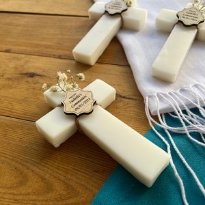 Bomboniere con croce per battesimo, bomboniere per battesimo, bomboniere per compleanno, battesimo, prima comunione, cresima, regalo per bambina e bambino, regalo per gli ospiti all'ingrosso
