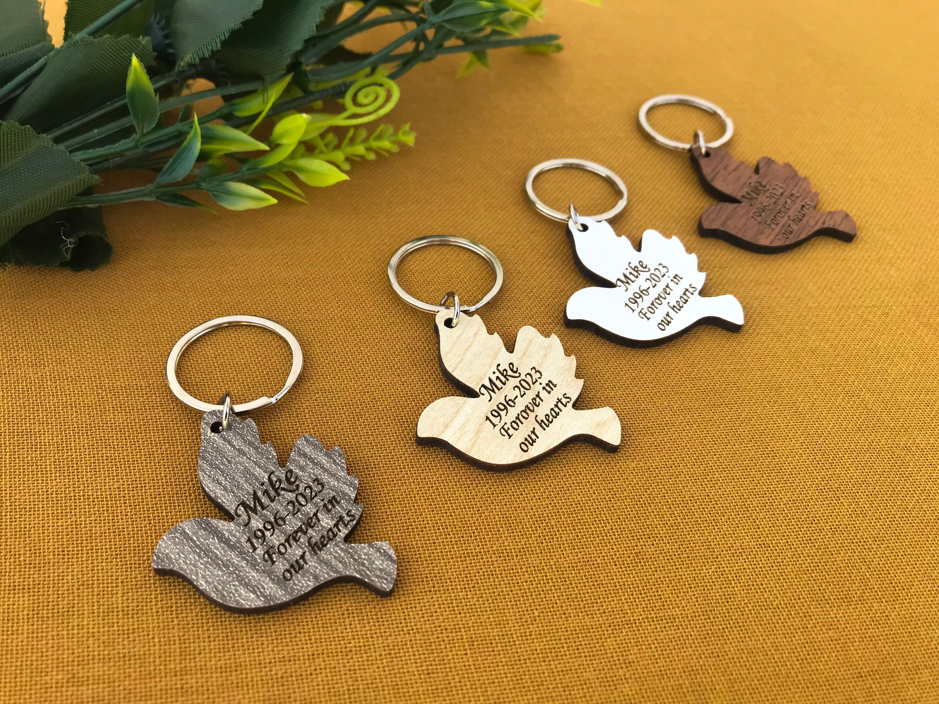 Funeral Favors,in Loving Memory Keychains,celebration of Life