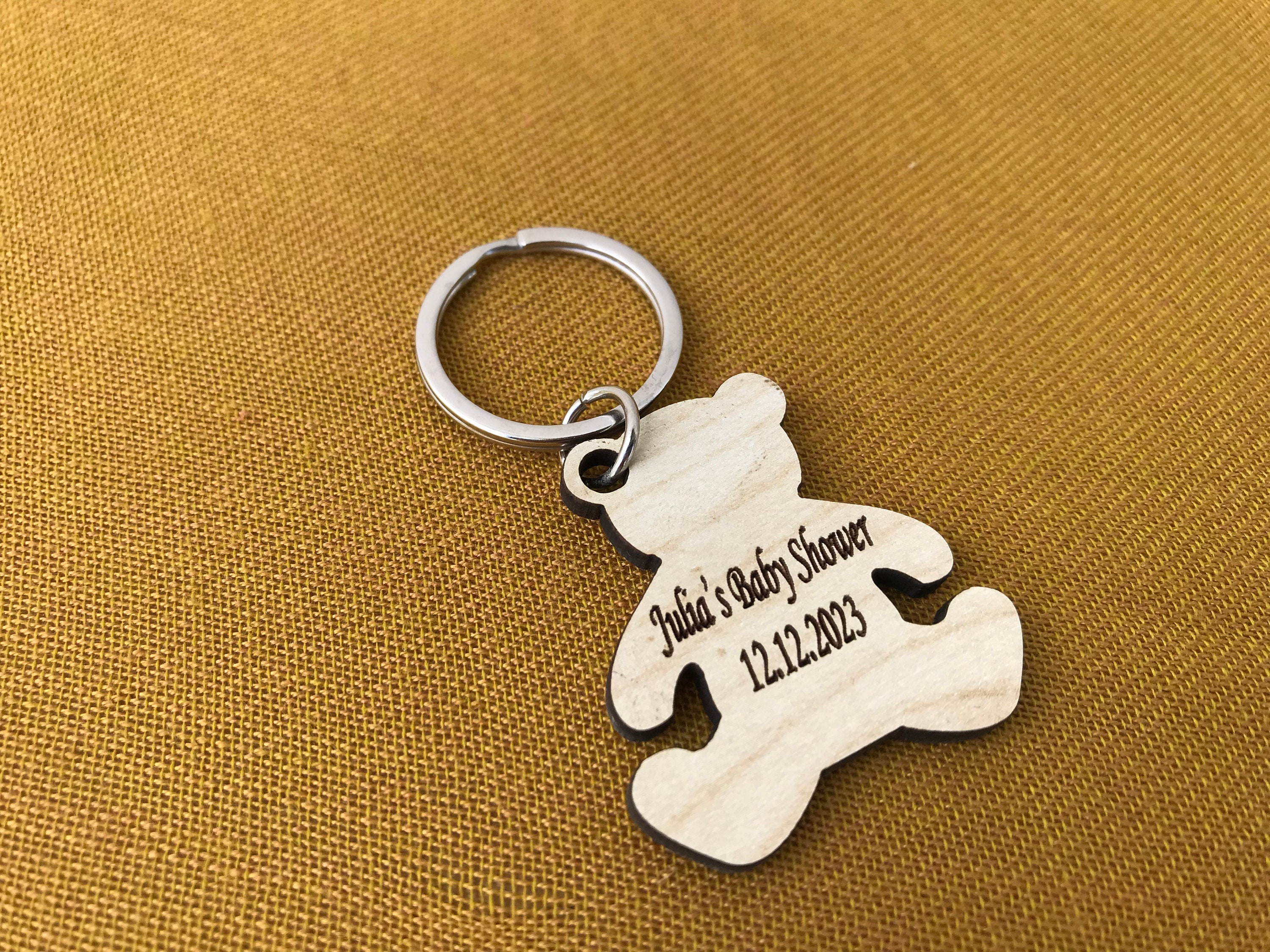 Baby Shower Keychain Favors Baby Shower Party Gifts Baby Etsy