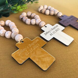 Personalized cross and rosaries, Favors for guests in bulk , First communion , Confirmation,baptism , Christening favors