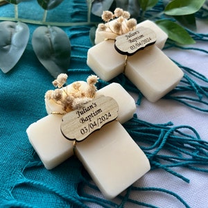 Bomboniera di sapone croce fatta a mano per Battesimo, Bomboniere Prima Comunione, Bomboniere Cresima, Bomboniere Battesimo, Bomboniere Battesimo, Bomboniere Comunione