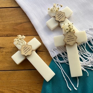 Baptism Cross Soap Favors Baptism Favor Birthday Baptism First Communion Holy Confirmation Baby Girl Boy Christening Gift for Guests in Bulk