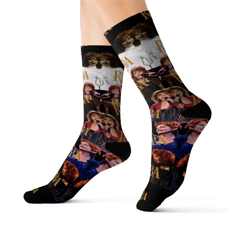 Reba Mcentire Sublimation Socks Reba Socks Country Music - Etsy
