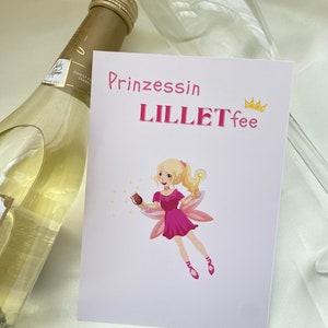 Lillet Karte - Prinzessin Lilletfee / Geschenkkarte / Karte zum Geburtstag / Lillet Geschenkidee / Geburtstagskarte /Postkarte Aperol Spritz