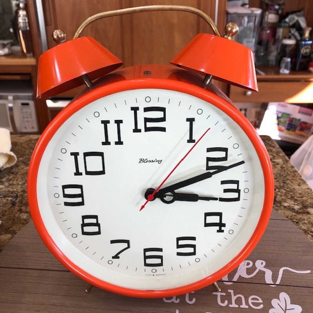 Blessings Vintage Wind up Alarm Clock West Germany WORKS Etsy
