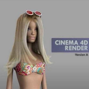 Barbie 3D Model, .obj - .mtl - .fbx Files, digital instant download