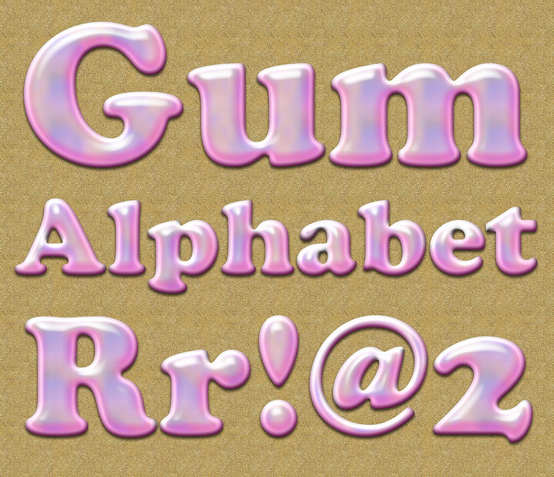 Wedo Gum letters doos - 26 gummen in lettervorm