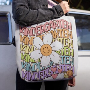 Sac fourre-tout pour la maternelle, cartable ensoleillé pour institutrice, joli cabas pour la maternelle pour la salle de classe, cadeau de rentrée, cartable pour institutrice préscolaire