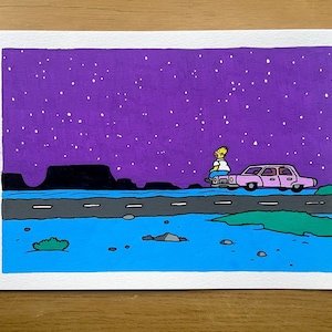 Homer Simpson art print
