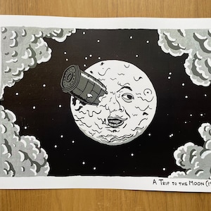A Trip to the Moon art print