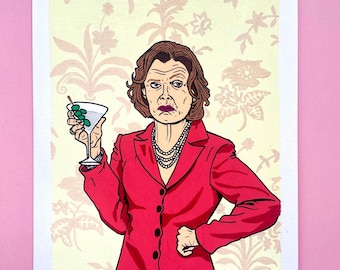 Arrested Development Lucille Bluth wydruk artystyczny