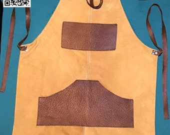 Full-Grain Leather Multi-Pocket Apron Range