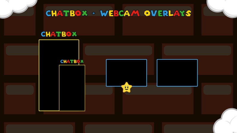Lofi Fully Animated Super Mario Streaming Overlays includes 5 Screens ...