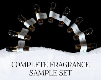 Complete Collection Sample Set - All Fragrances - 9x 1ml Gothic Perfume Oil - Cruelty Free & Vegan