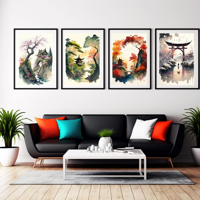 4 Seasons Wall Art - Etsy