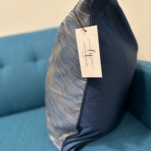 Set of 2 Luxury Blue decorative Pillow cover