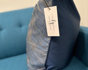 Set of 2 Luxury Blue decorative Pillow cover
