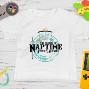 Legend of Naptime: Tears of the Nursery Tee Video Game Baby Tee Shirt