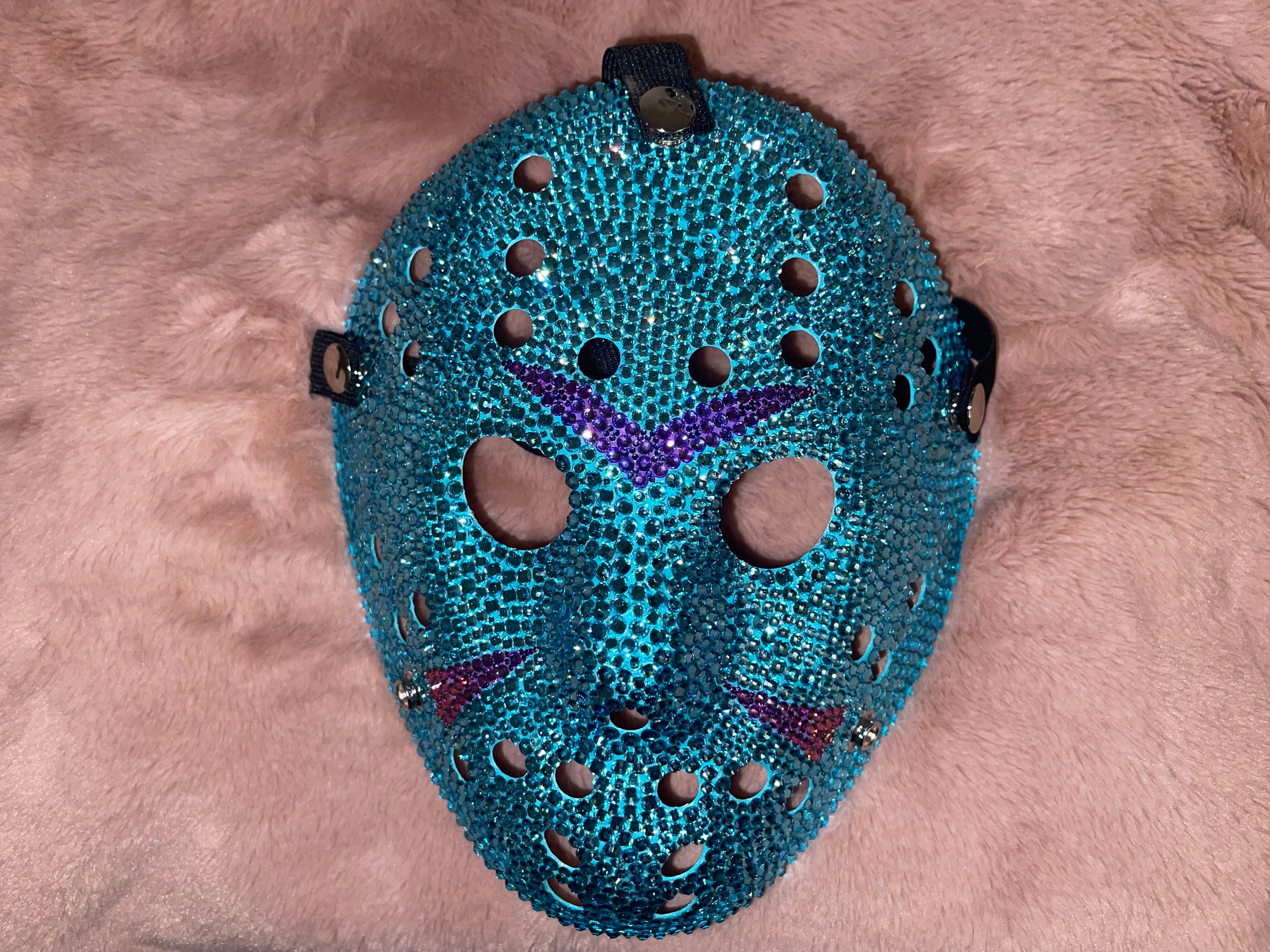 8bit Jason Voorhees Bling Mask READY TO SHIP Etsy