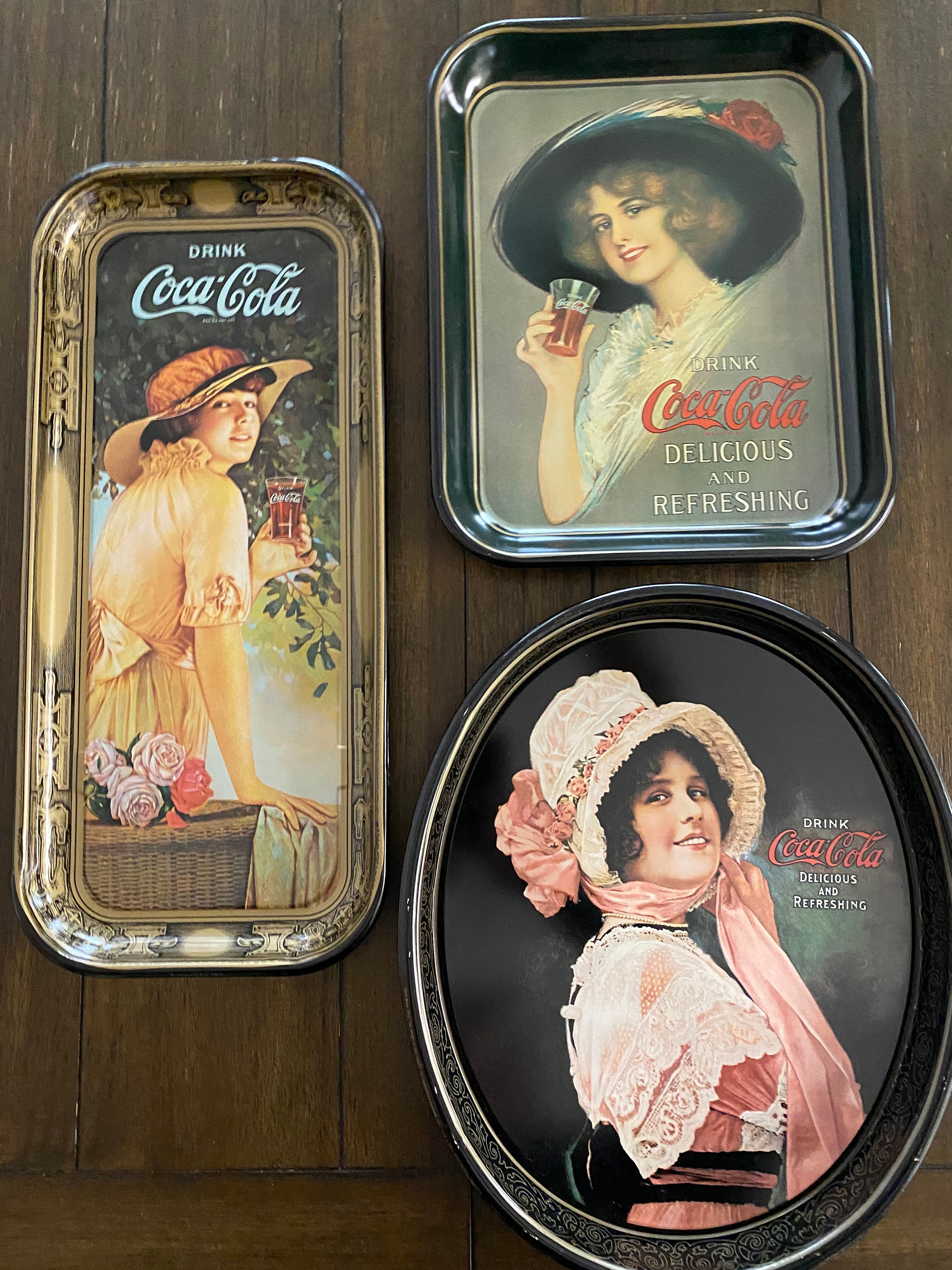 Vintage Coca Cola Trays - Etsy