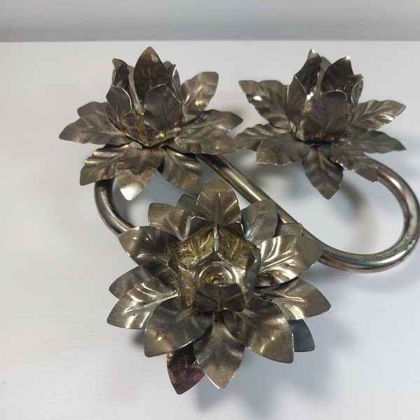 Flower Candlesticks Etsy