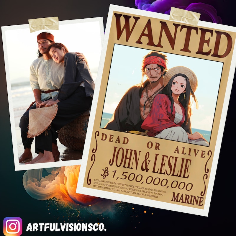 Luffy Wanted Poster Etsy