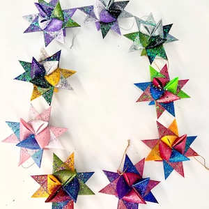 Custom, pride, star, pride star, rainbow, Christmas tree star, star ornament, handmade ornaments, German stars, German star ornament, decor