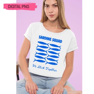 Blau & Schwarz Retro Fisch PNG Für POD und T-Shirt Design