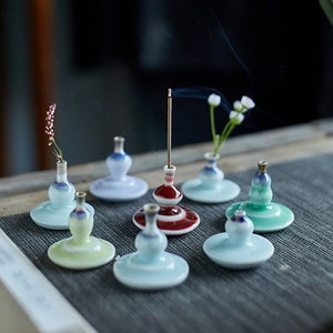 Einzigartige Miniatur-Vase, kleine Vasen, kleine glasierte Keramiktopf, kleine Keramik, Keramikvase, Miniatur-Blumentöpfe, Mini-Vase, Aromatherapie Ornament