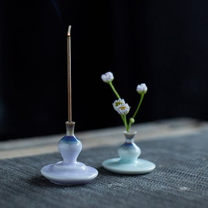 Einzigartige Miniatur Vase,kleine glasierte Keramikvase,kleine Keramik,Keramikvase,Miniatur Blumentöpfe,Mini Vase,Aromatherapie Ornament