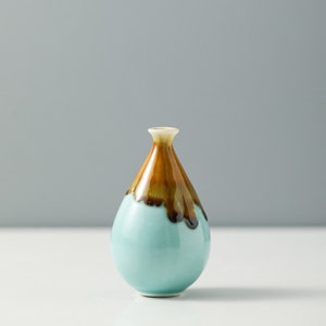 Unique Mini Ceramic Vases,glazed vase,Tiny Vases,Little glazed Ceramic Pot,Tiny Pottery,Miniature Plant Pots,Bud Vases,Mother's Day Gift style 8