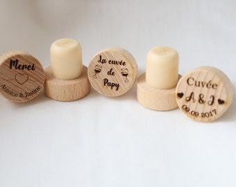 personalized wine bottle stopper