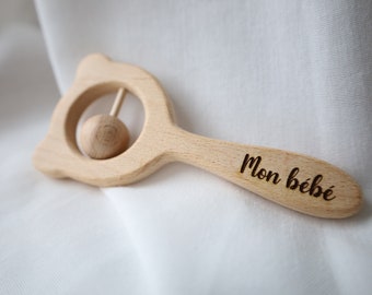 Personlig träskallra, babypresent