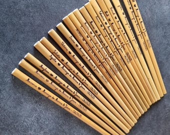 Personliga sugrör till bröllop/födelsedag