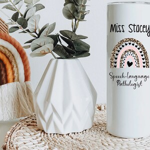 Speech Language Pathologist Gift, SLP Gift, Speech Therapist Gift, SLP Tumbler, Speech Therapy Cup, Speech Graduation Gift, Speech Therapy