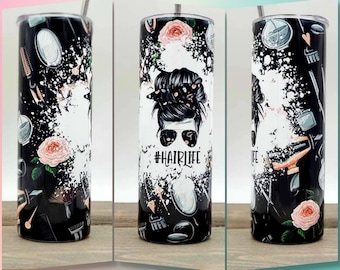 Regalo de peluquería, Regalo de estilistas de cabello, Vaso de peluquería, Vaso de peluquería personalizado, Salón de belleza, Peluquería, Regalos de cosmetología