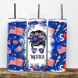 American mama cup, American mama tumbler, America tumbler, 4th of July tumbler, mama tumbler, Merica Tumbler