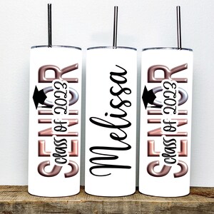 Graduation Gifts for Her, Senior Graduation Gift, Senior Gifts 2023, Graduation Tumbler, Class of 2023 Tumbler, Personalized Grad Gift