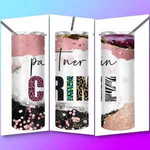 Partners In Crime Tumbler, Best Friend Tumbler, Best Friend Cup, cadeau voor vriend, Partners in crime, Bestie Tumbler, Moederdag Cadeau